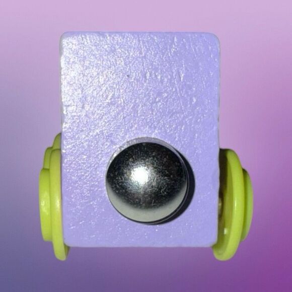 J'adore Grand Tube Wooden Vehicle BFF Princess Train Purple Donut Car B23 - Picture 2 of 8